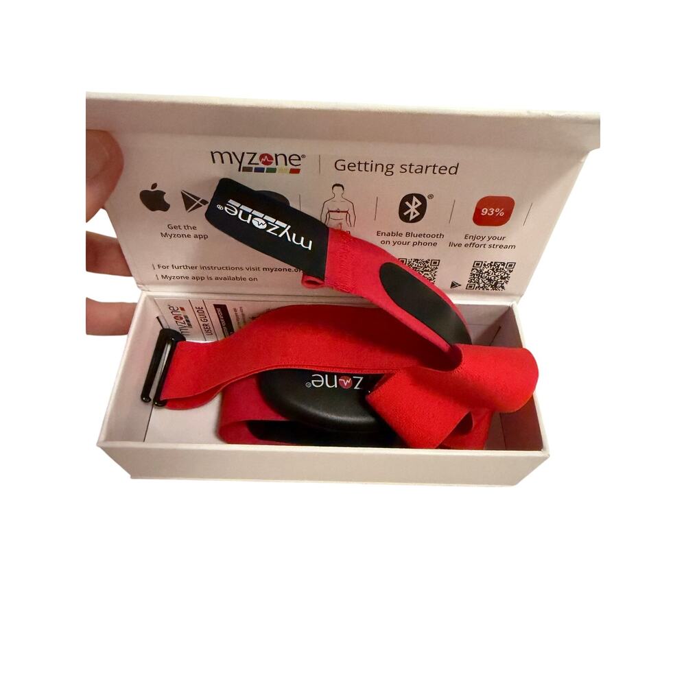 Myzone-3 Heart rate monitor and strap EUC in box workout activewear health